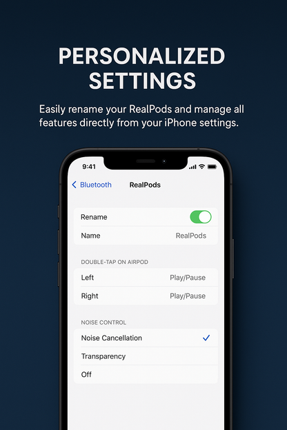 RealPods AIRPODS PRO 2nd Generation - 100% ANC WITH WARRANTY